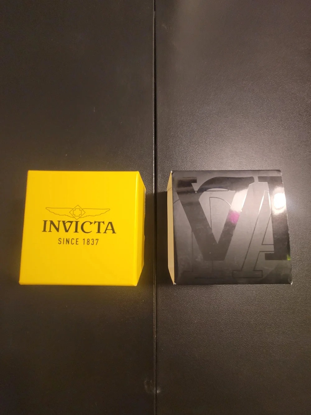 Invicta Men's Yellow and Black Skeleton Chronograph Watch